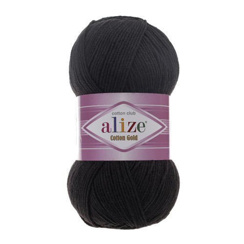 Alize Cotton gold 60 Čierna